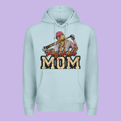 Baseball Mom Premium Hoodie Designed By Howdyjamesfarm