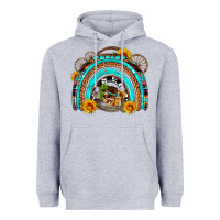Heather Grey easter rainbow olivia Heavyweight Hoodie - OliviaCreatesArt