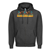 Charcoal Heather native American feathers Zipper Hoodie - TumblerDesignByShophia