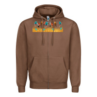 Chestnut native American feathers Zipper Hoodie - TumblerDesignByShophia