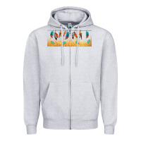 Heather Grey native American feathers Zipper Hoodie - TumblerDesignByShophia