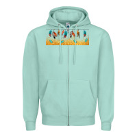 Seafoam native American feathers Zipper Hoodie - TumblerDesignByShophia
