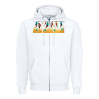 White native American feathers Zipper Hoodie - TumblerDesignByShophia