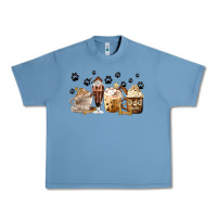 Pebble Blue Dog Mom Coffee Lover Coffee Cups Urban Heavy Tee - MaliasSmallBusiness