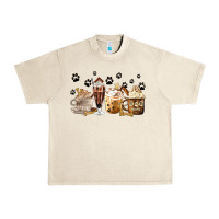 Sandshell Dog Mom Coffee Lover Coffee Cups Urban Heavy Tee - MaliasSmallBusiness