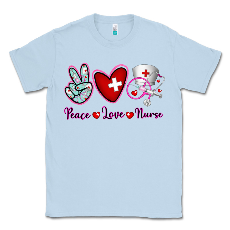 Peace Love Nurse Classic Tee by RanaPortraitStore | Teevron