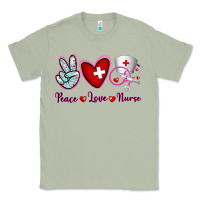Matcha Peace Love Nurse Classic Tee - RanaPortraitStore