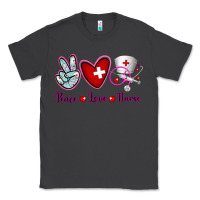 Smoke Peace Love Nurse Classic Tee - RanaPortraitStore