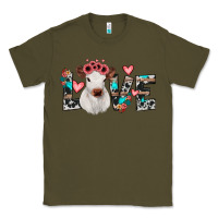 Army Green calf love Classic Tee - JahusDesignShop