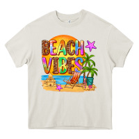 Cream beach vibes Heavy Core Tee - AdoDesignShop