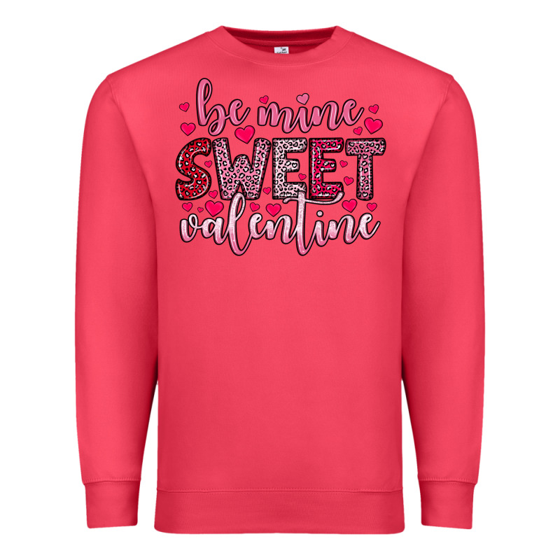 Be Mine Sweet Valentine Premium Sweatshirt by OliviaCreatesArt | Teevron