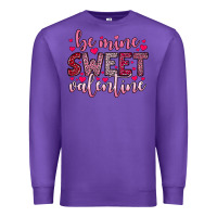 Purple be mine sweet valentine Premium Sweatshirt - OliviaCreatesArt
