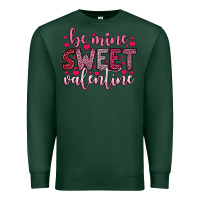 Sports Green be mine sweet valentine Premium Sweatshirt - OliviaCreatesArt