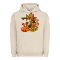 Pigment French Oak fall goat Urban Hoodie - LillyAllenDesigns