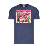 3d Retro Pink Christmas Vibes Vintage Tee | Teevron