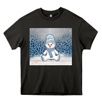 Winter Snowman Heavy Core Tee | Teevron