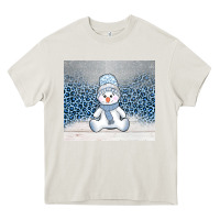 Cream winter snowman Heavy Core Tee - AdoDesignShop