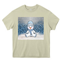 Mossy winter snowman Heavy Core Tee - AdoDesignShop