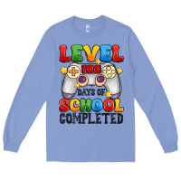 Colony Blue level 100 days of school completed Long Sleeve Tee - Artiststas
