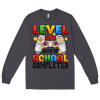 Smoke level 100 days of school completed Long Sleeve Tee - Artiststas