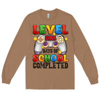Toasted Coconut level 100 days of school completed Long Sleeve Tee - Artiststas