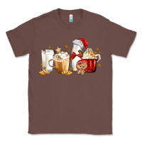 Chestnut Christmas Milk and Cookie Latte Coffee Cups Classic Tee - MaliasSmallBusiness
