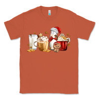 Copper Christmas Milk and Cookie Latte Coffee Cups Classic Tee - MaliasSmallBusiness