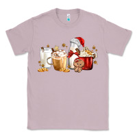Lilac Christmas Milk and Cookie Latte Coffee Cups Classic Tee - MaliasSmallBusiness