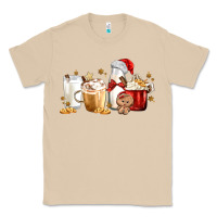 Mushroom Christmas Milk and Cookie Latte Coffee Cups Classic Tee - MaliasSmallBusiness