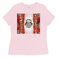 Bubblegum Pink western you serious clark Ladies Tee - Jasminsmagicworld