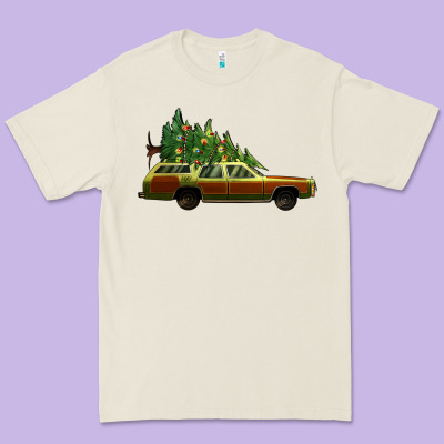 Christmas Vacation Car Premium Tee Designed By Jasminsmagicworld