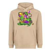 Mushroom louisiana map alligator mardi gras olivia Heavyweight Hoodie - OliviaCreatesArt