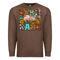 Chestnut western farm babe Premium Sweatshirt - OliviaCreatesArt