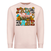 Pale Pink western farm babe Premium Sweatshirt - OliviaCreatesArt