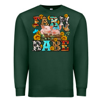 Sports Green western farm babe Premium Sweatshirt - OliviaCreatesArt