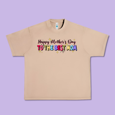 Happy Mother's To The Best Mom Urban Heavy Tee Designed By Jahusdesignshop
