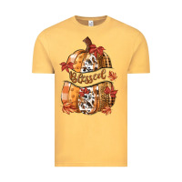 Vintage Mustard blessed Vintage Tee - MaliasSmallBusiness