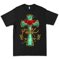 Black cross faith Premium Tee - BarkalooDesign