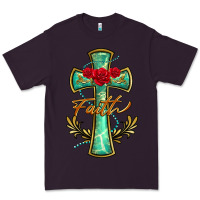 Plum cross faith Premium Tee - BarkalooDesign