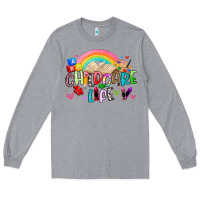 Heather Grey childcare life Long Sleeve Tee - Artiststas