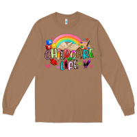 Toasted Coconut childcare life Long Sleeve Tee - Artiststas