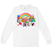 White childcare life Long Sleeve Tee - Artiststas