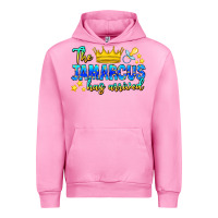 Fuchsia Pink The Jamarcus Has Arrived Urban Hoodie - CowhideDigitalArt