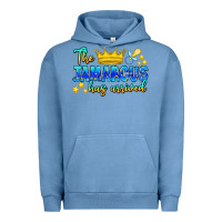 Pigment Pebble Blue The Jamarcus Has Arrived Urban Hoodie - CowhideDigitalArt