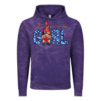 All American Girl With Gnome Vintage Hoodie | Teevron