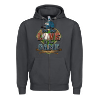 Smoke for the love of the game baseball Zipper Hoodie - HowdyJamesFarm