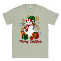 Matcha Snowman Merry Christmas Classic Tee - NancyCooperArtShop