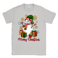 Moon Dust Snowman Merry Christmas Classic Tee - NancyCooperArtShop