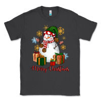 Smoke Snowman Merry Christmas Classic Tee - NancyCooperArtShop