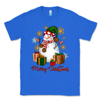 True Royal Snowman Merry Christmas Classic Tee - NancyCooperArtShop